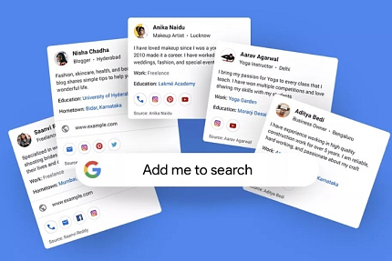 Google testuje „People cards“ ve svém vyhledávání