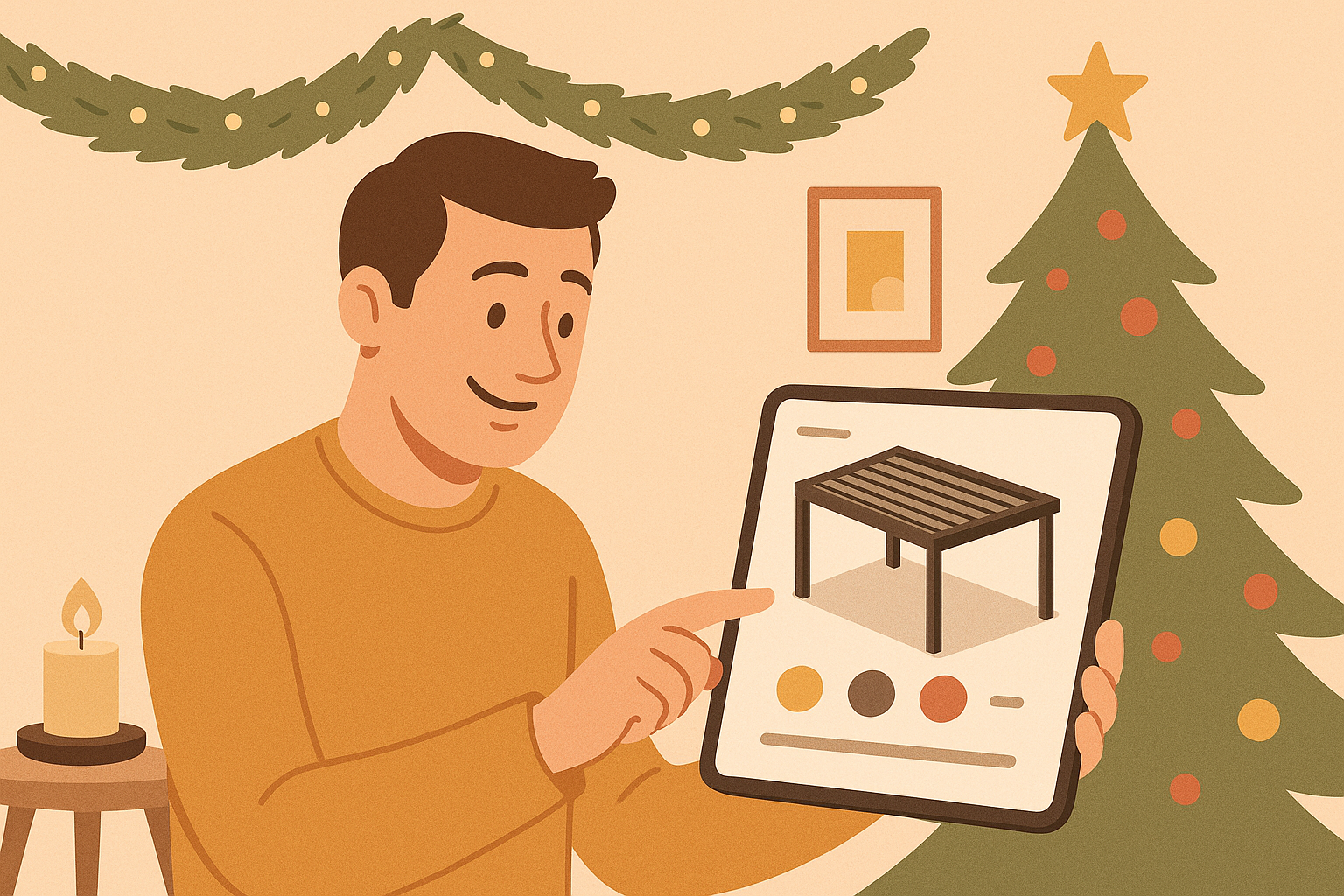 Vánoční příběh o pergole, která ožila v telefonu